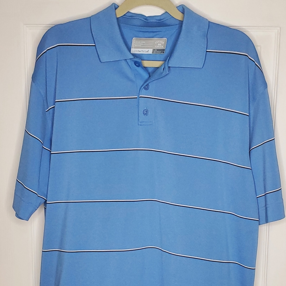 Forge DryTec Stripe Performance Polo